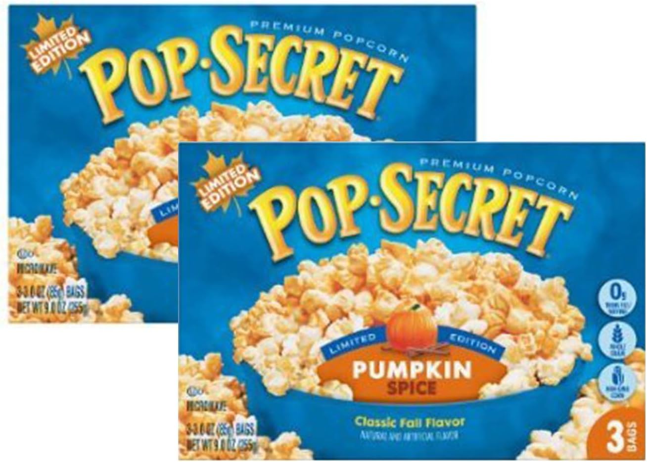 Pop Secret Pumpkin Spice Popcorn (2 pack) | Limited edition