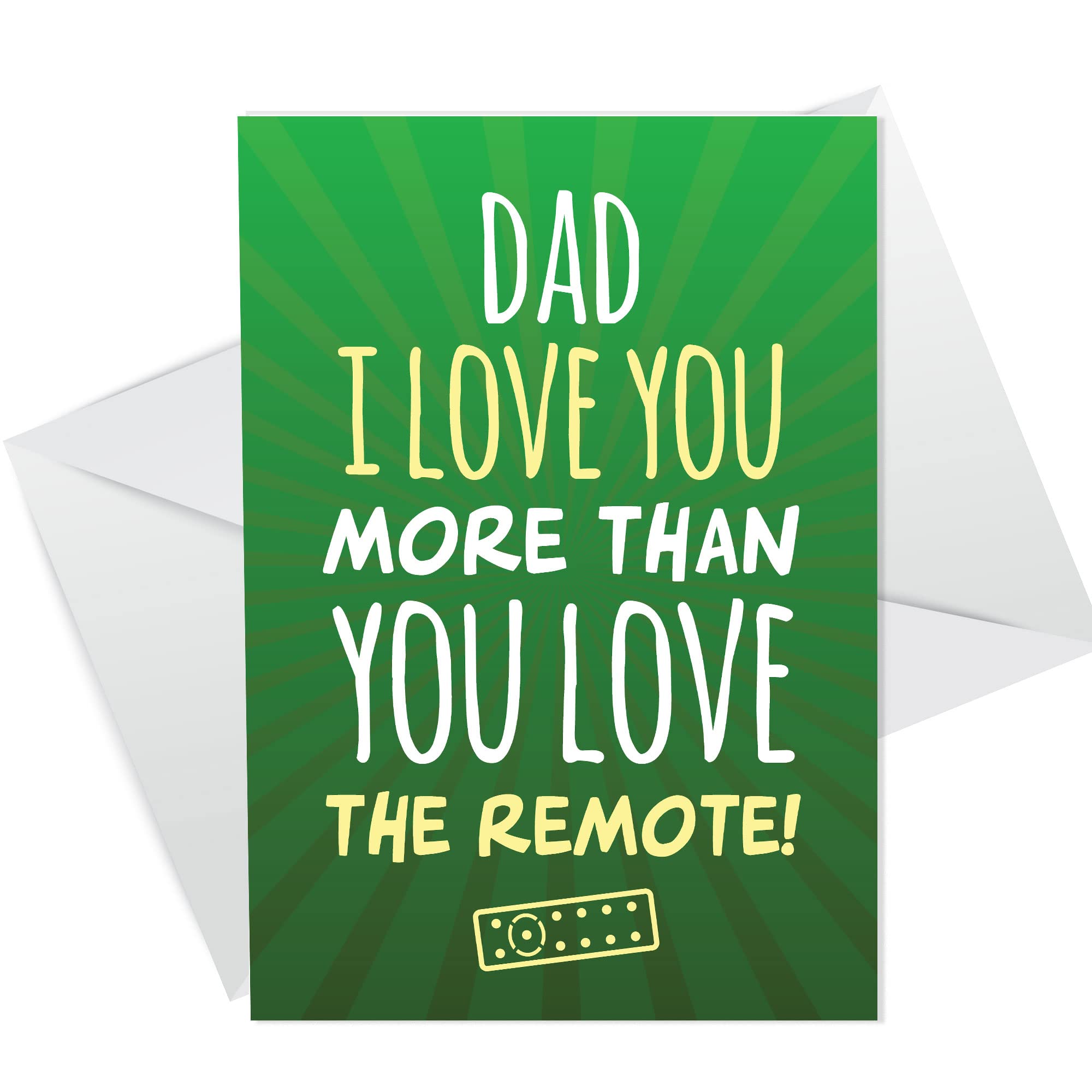 RED OCEAN Funny Joke Happy Fathers Day Card For Dad From Daughter Dad Birthday Card Joke Card For him