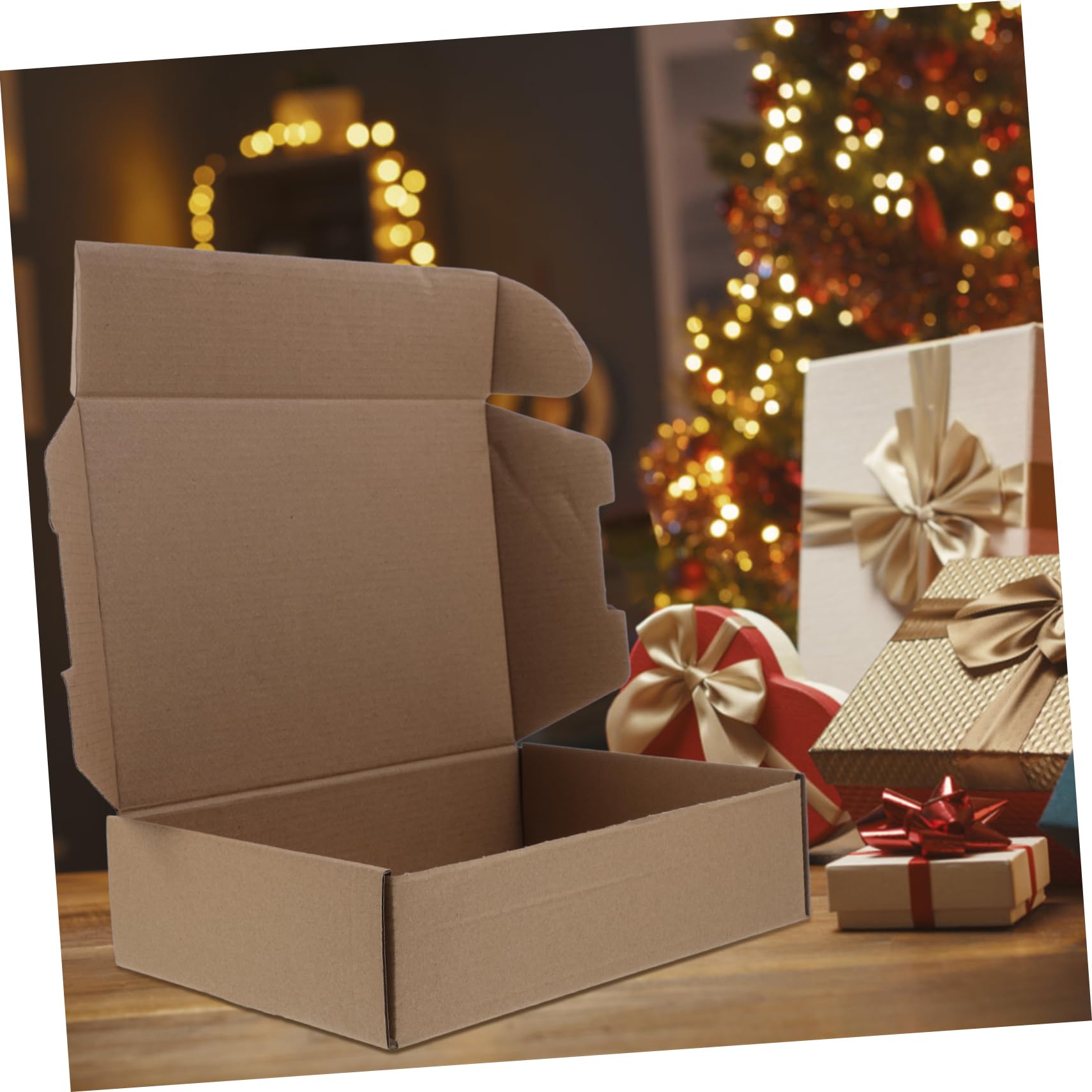 25 Piezas Cajas De Embalaje De Cartón Cajas Postales Para Envío Planas De Papel Para Paquetes y Almacenamiento