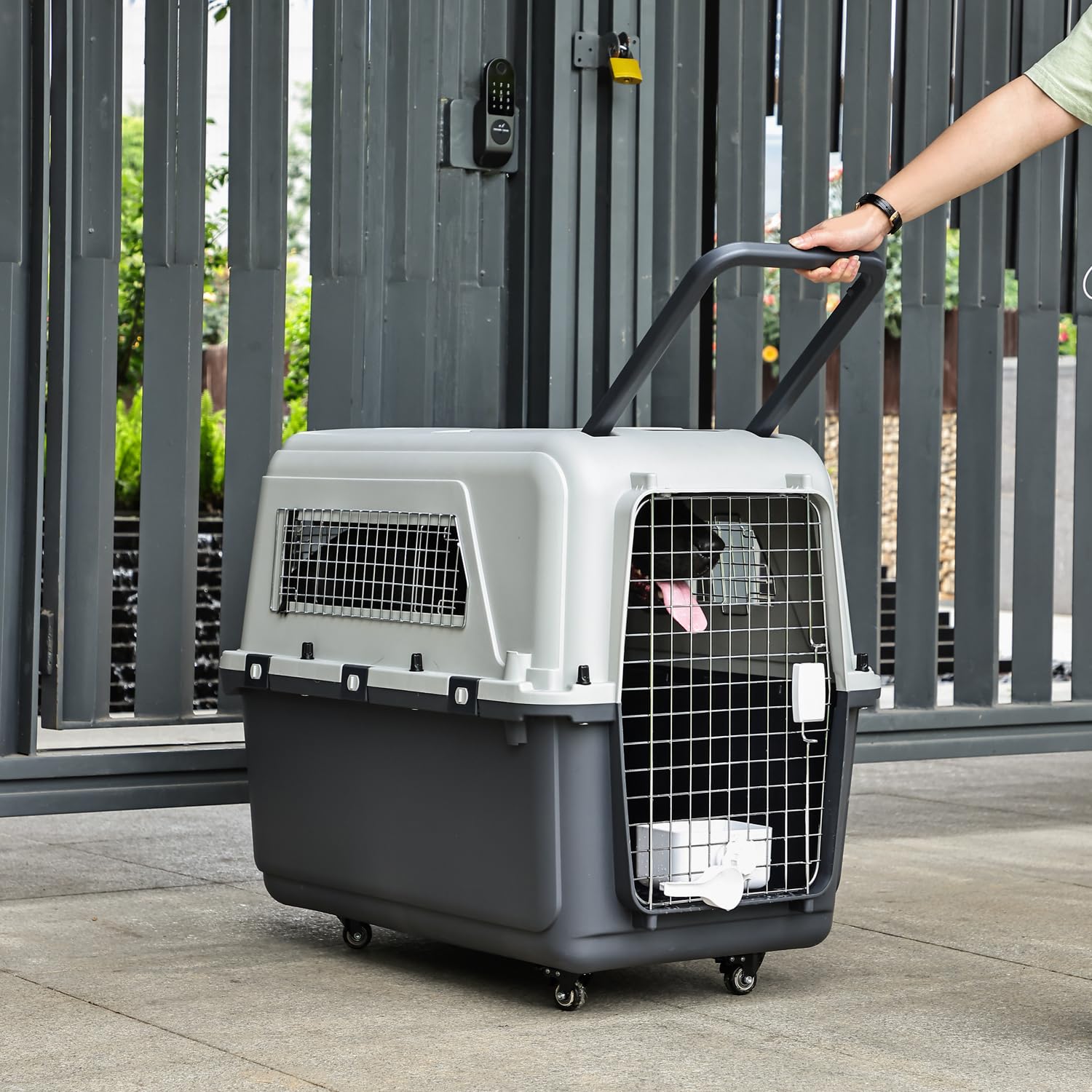 AooChonWoo ペットキャリー 大型犬用 XXL IATA安全基準クリア AooChonWoo ペットキャリー XXL 大型犬用 IATA安全基準クリア