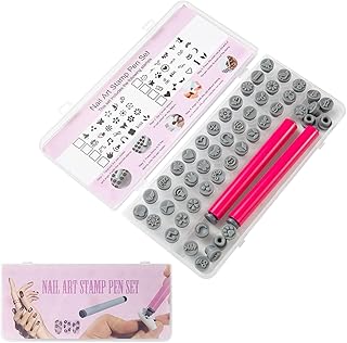 Nail Pen Set, 48 Pieces Stamp Pens, Manicure Applicator for Practising, Painting and Decorating for Children, Women, Home ...