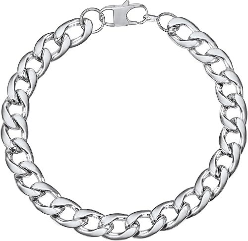 Miniatura 4 de Pulsera ajustable de cadena gruesa de acero inoxidable