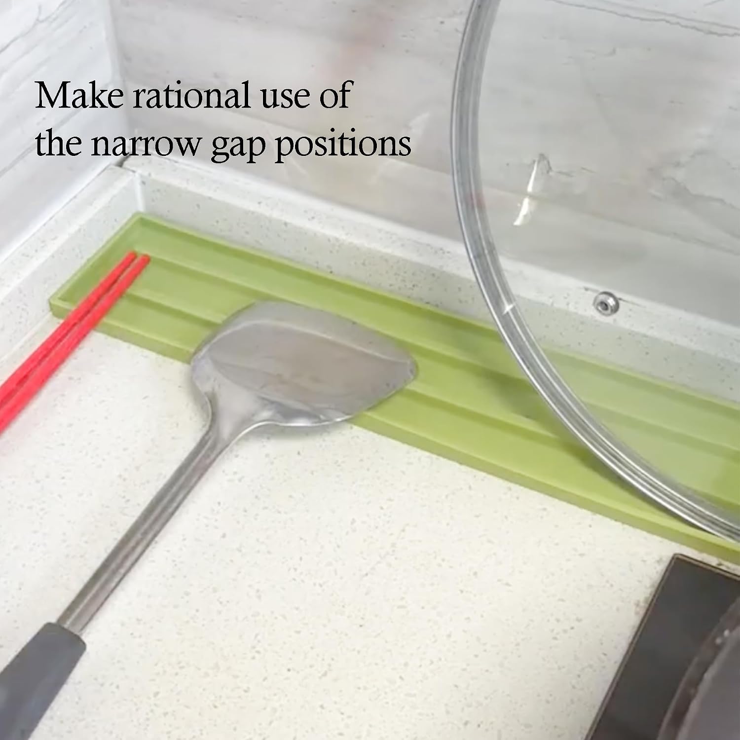Silicone Pot Lid Holder While Cooking - Multifunctional Spoon Rest for Kitchen Counter Kitchen Gadget for Cooking Most Pot Lids Spoon
