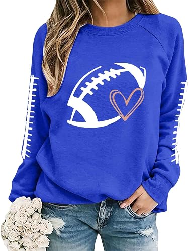 game day outfits for women,Football Sweatshirts for Women Game Day Cute Trendy M