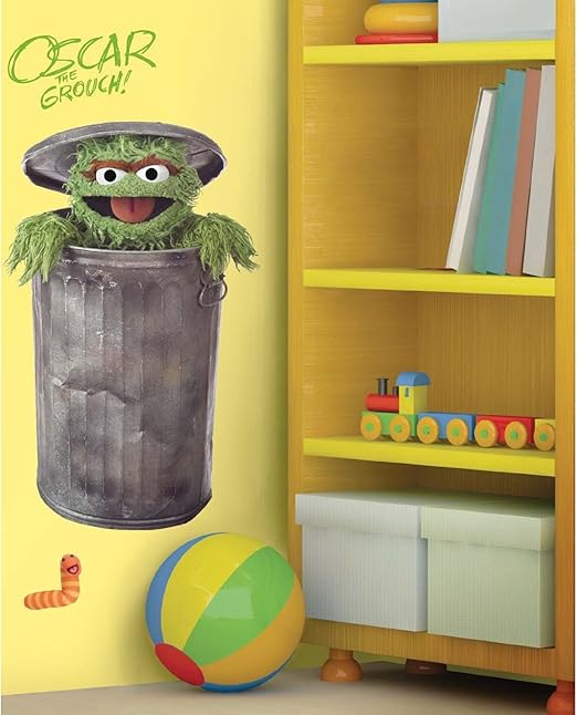 Amazon Co Jp Sesame Street セサミストリート オスカー Big ウォールステッカー 並行輸入品 おもちゃ