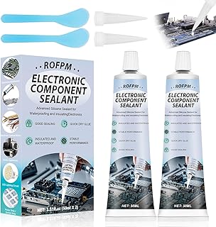 🎁 FREEBIE: ROFPM Electronic Component Adhesive, Quick Dry Insulation Silicone for PCBs, LED PCB Repair, Weather Resistant High Temper…