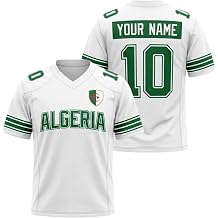 Algeria Soccer Jersey Men Women, Algerian Football Shirt Fan Apparel, Algeria Pride Flag Team Uniform Match Day