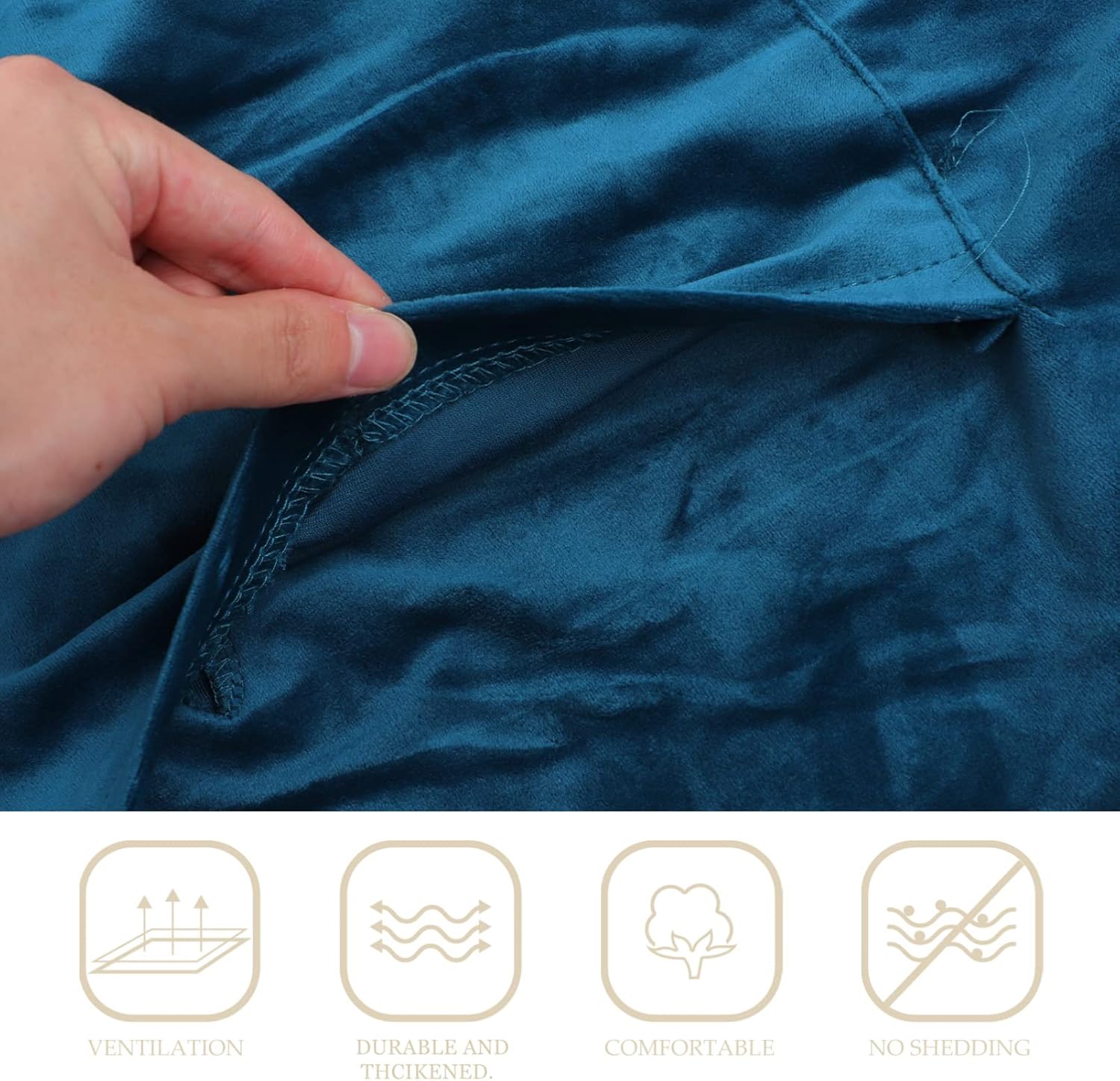 1set Recliner Sofa Cover Side Pocket Stretchable High Elasticity Slipcover for Recliner Chairs Easy to Against Stains and Scratches Deep Set