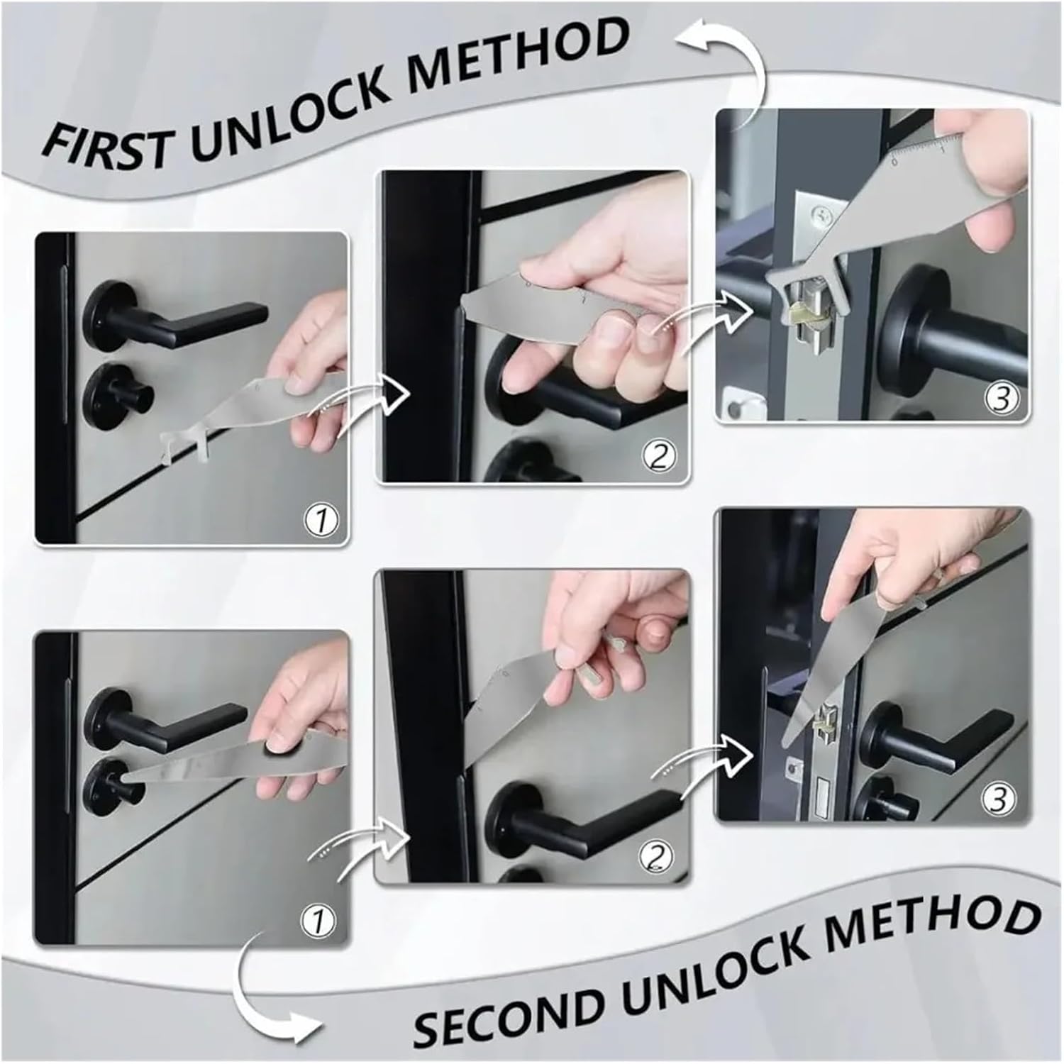 Popular Multi-Purpose Lever Door Seam Clamp Tool for Fire Department Hand Prying for Locksmith Supplies(2Pcs) image 5