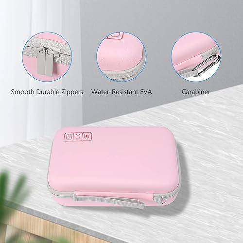 Vista 8 de ProCase Hard Travel Electronic Organizer Case for MacBook Power Adapter Chargers Cables Power Bank Apple Magic Mouse Apple Pencil USB Flash Disk SD