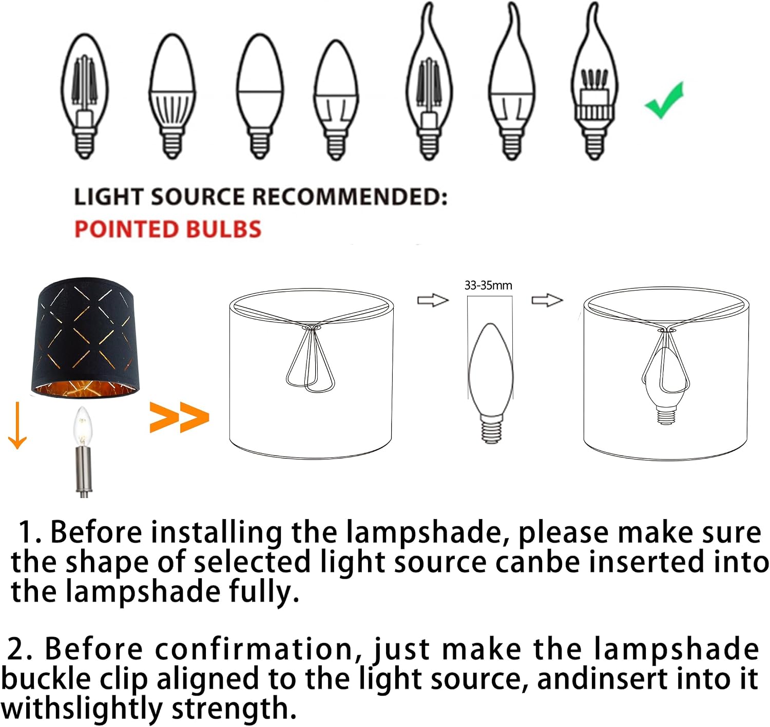Small Lamp Shades Lamp Cover Set of 6， Drum Shades for Wall Lamp，Chandelier Shades，Small Table Lamp ，Candle Lamp Shades，5.5"x 5.5"x5"，Clip on Lamp Shade