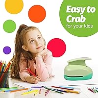 Vista 22 de UCEC Perforadora circular, perforadora circular de 1.25 pulgadas, perforadora de papel, perforadora de papel hecha a mano para manualidades