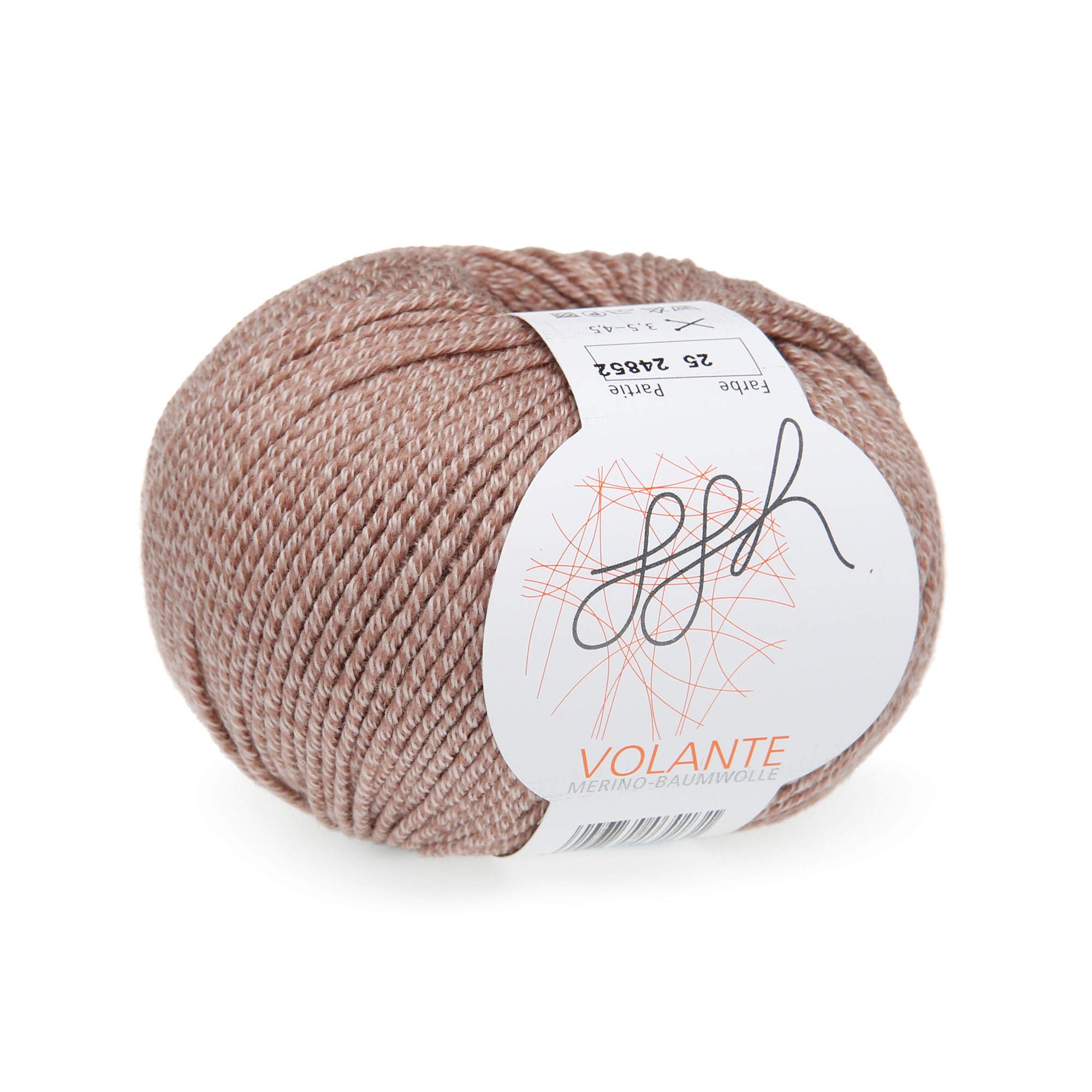 ggh Volante - 025 - Beige - Merino Wool with Cotton for Knitting and Crocheting - Image 4