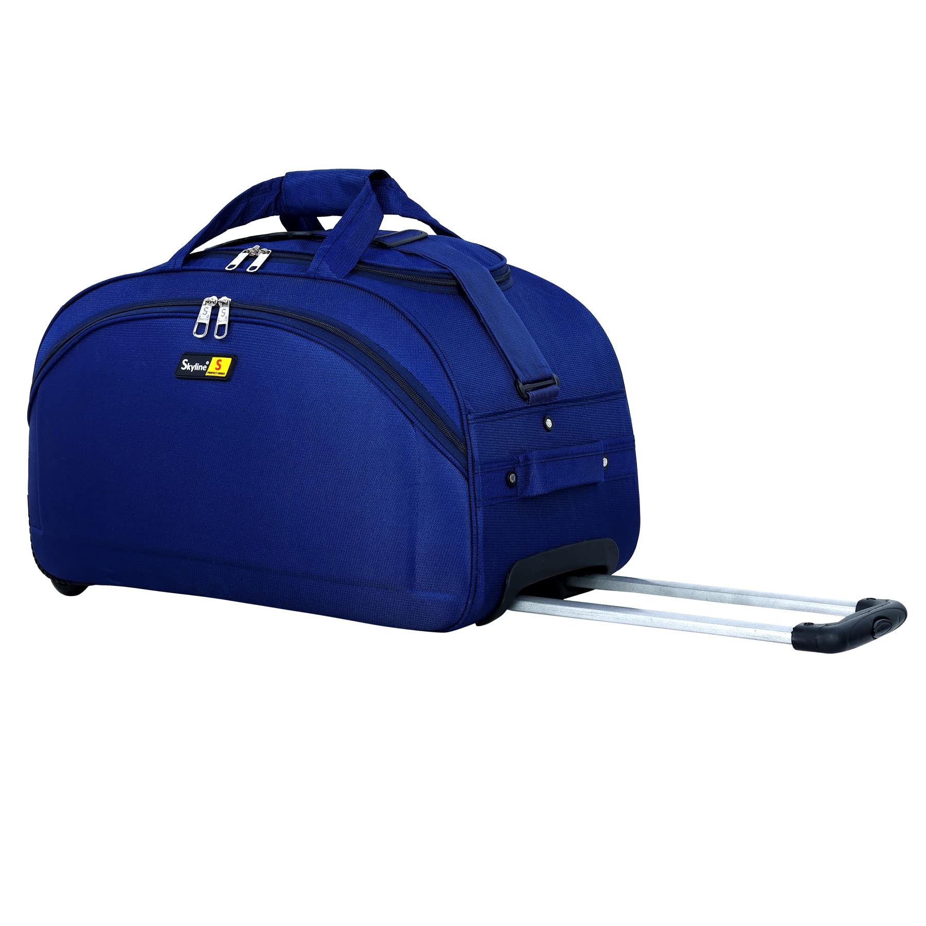 21Inch Travel Trolley/Suitcase Bag with 2 Wheels (Navy Blue)-image-23