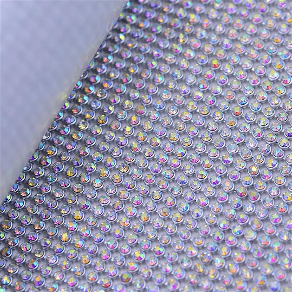 Strass mesh aluminium thermocollant pour réparer et décorer