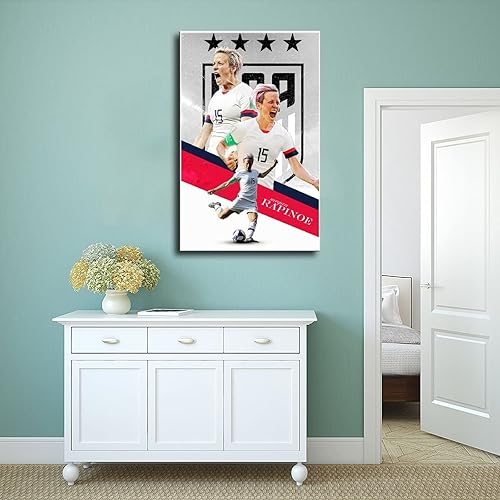 Miniatura 4 de Megan Rapinoe - Póster de fútbol americano, 1 póster en lienzo para decoración de dormitorio, paisaje deportivo, oficina, habitación, póster