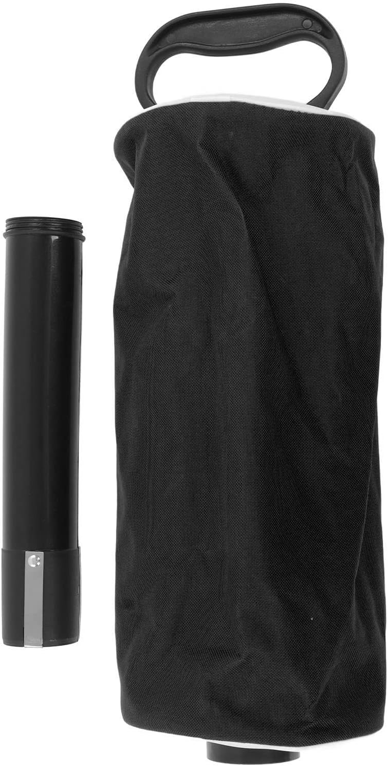 Topyond Golf Balls Pickup Bag, Golf Ball Grabber, Golf Ball Retriever with Detachable Plastic Tube Rubber Handle Hold Up to 80 Balls for Outdoor