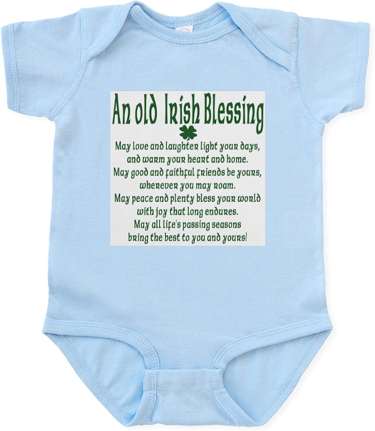 CafePress Old Irish Blessing Infant Bodysuit Cute Infant Bodysuit Baby Romper