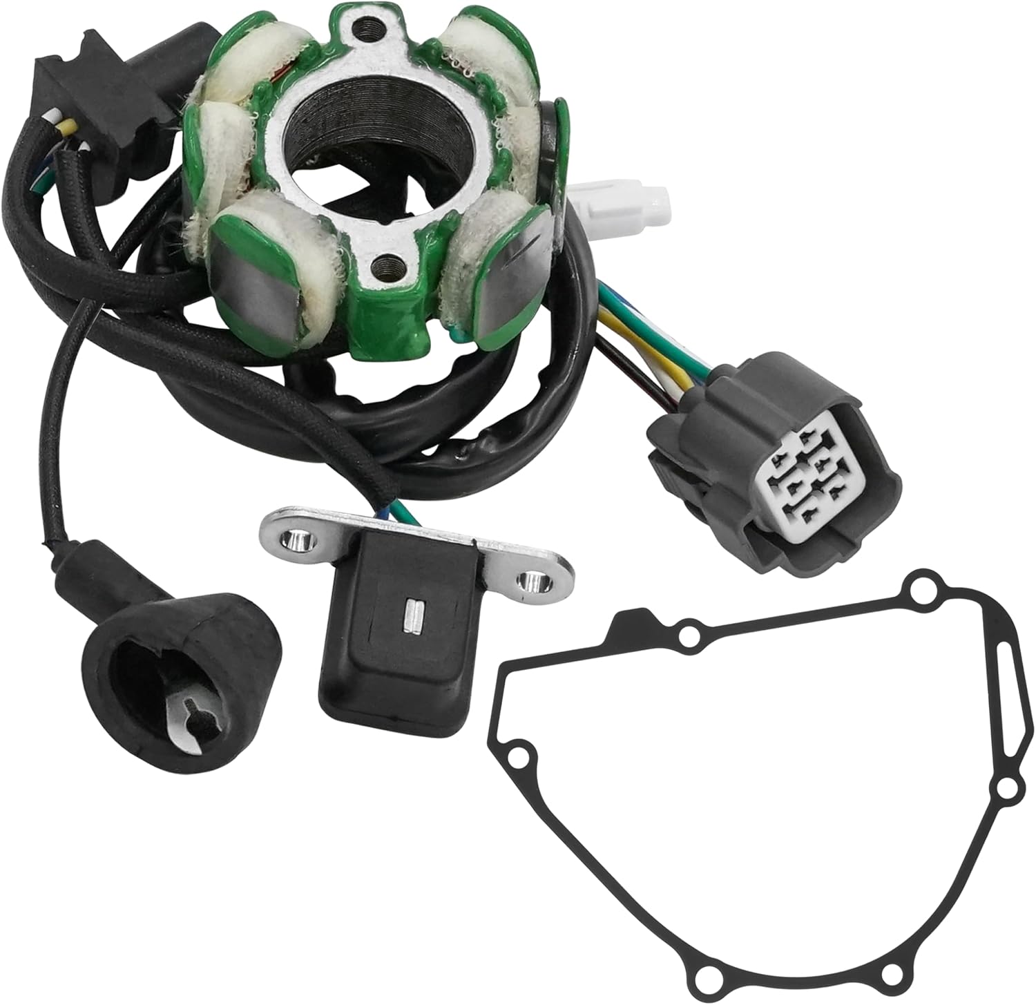 Caltric Stator & Gasket Compatible with Kawasaki Kx250F Kx 250F 2009 2010