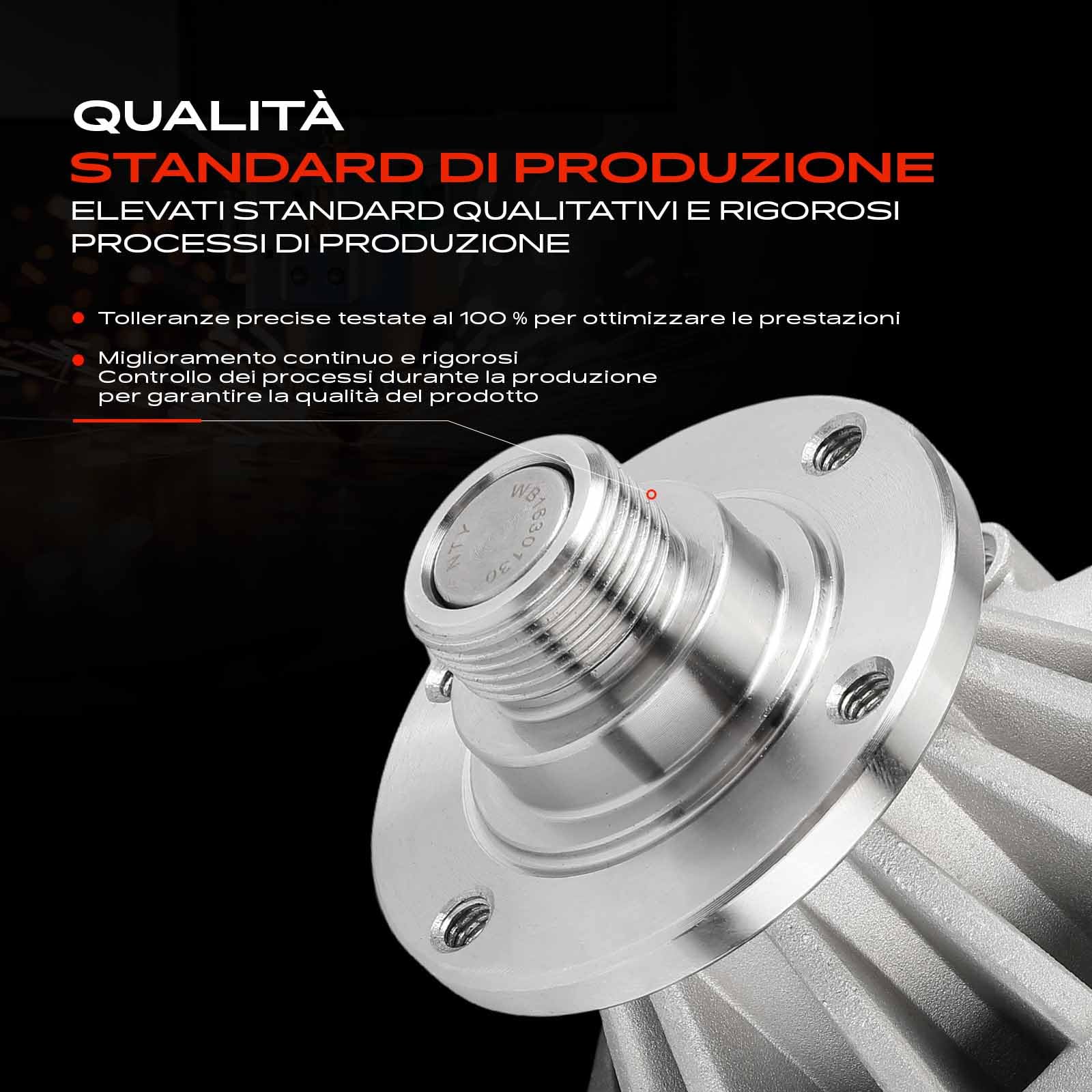Pompa Acqua Con Guarnizione per Serie 3 E36 E46, 5 E34 E39 E60 E61, 7 E38 E65 E66 E67, X3 E83, X5 E53, Z3 E36, Z4 E85 1989-2010 11517527799