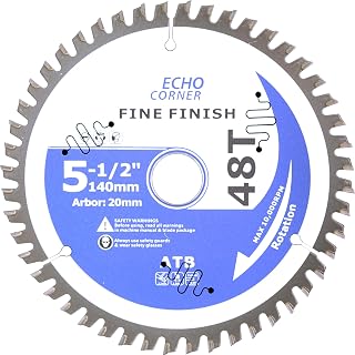 140mm, Circular Saw Blade for Woodcut 140mm, 60 Teeth, 20mm Hole 16mm 12.7mm 10mm