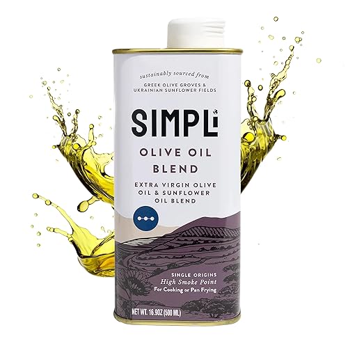 Miniatura 8 de SIMPLi Mezcla de aceite de oliva virgen extra, 16.9 onzas | Perfecto para saltear + cocinar