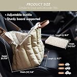 ClevaHome Siège de voiture pour petit chien & Transporteur de voyages & Lit pour animaux de compagnie, intérieur souple pour les chiens jusqu'à 10lbs, Élégant Pet Travel Tote pour usage intérieur et extérieur