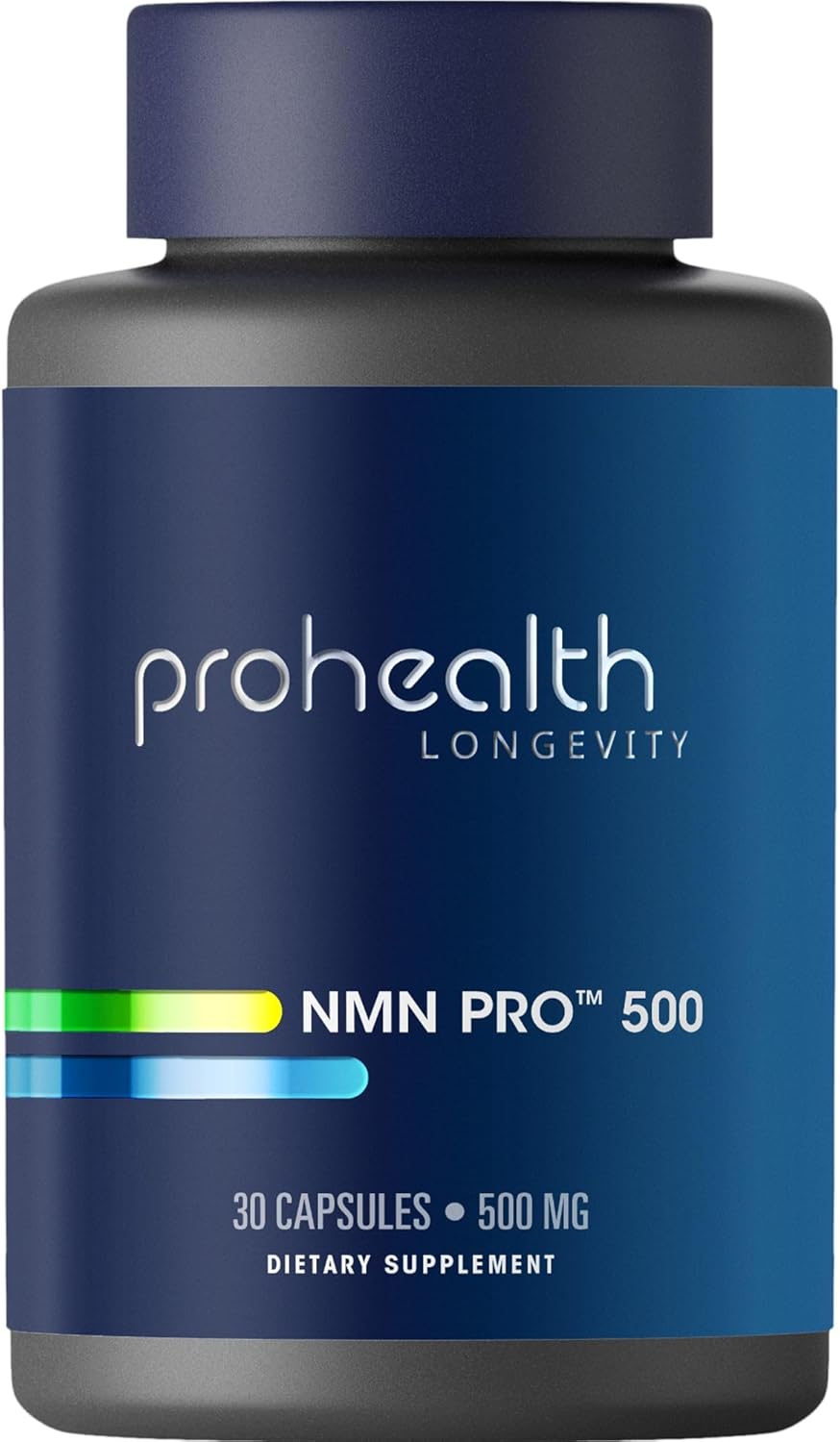 ProHealth NMN Pro 500 (30 Capsules) Clinically Studied Uthever® NMN. NAD+ Precursor for Cellular Energy, Mitochondrial Support & Healthy Aging. USA Manufactured, Triple Lab-Tested