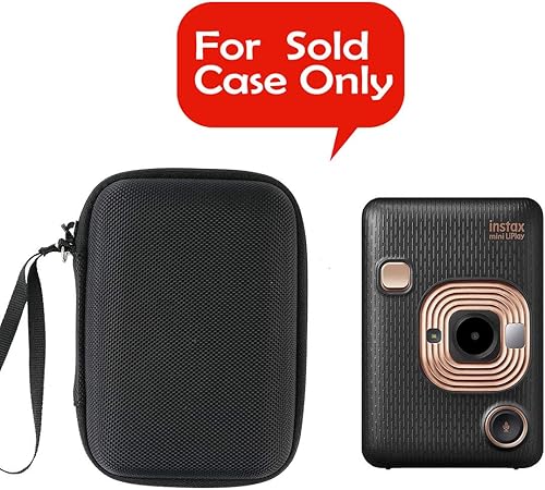Miniatura 6 de Khanka Funda de viaje rígida de repuesto para impresora Instax Mini Liplay HybridInstax Mini Link para cámara instantánea y smartphone (negro
