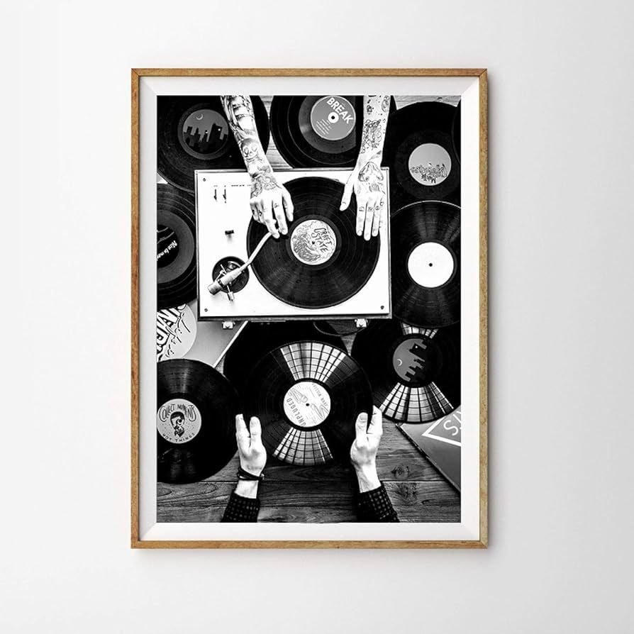 Vinyl Schallplatten Wandkunst