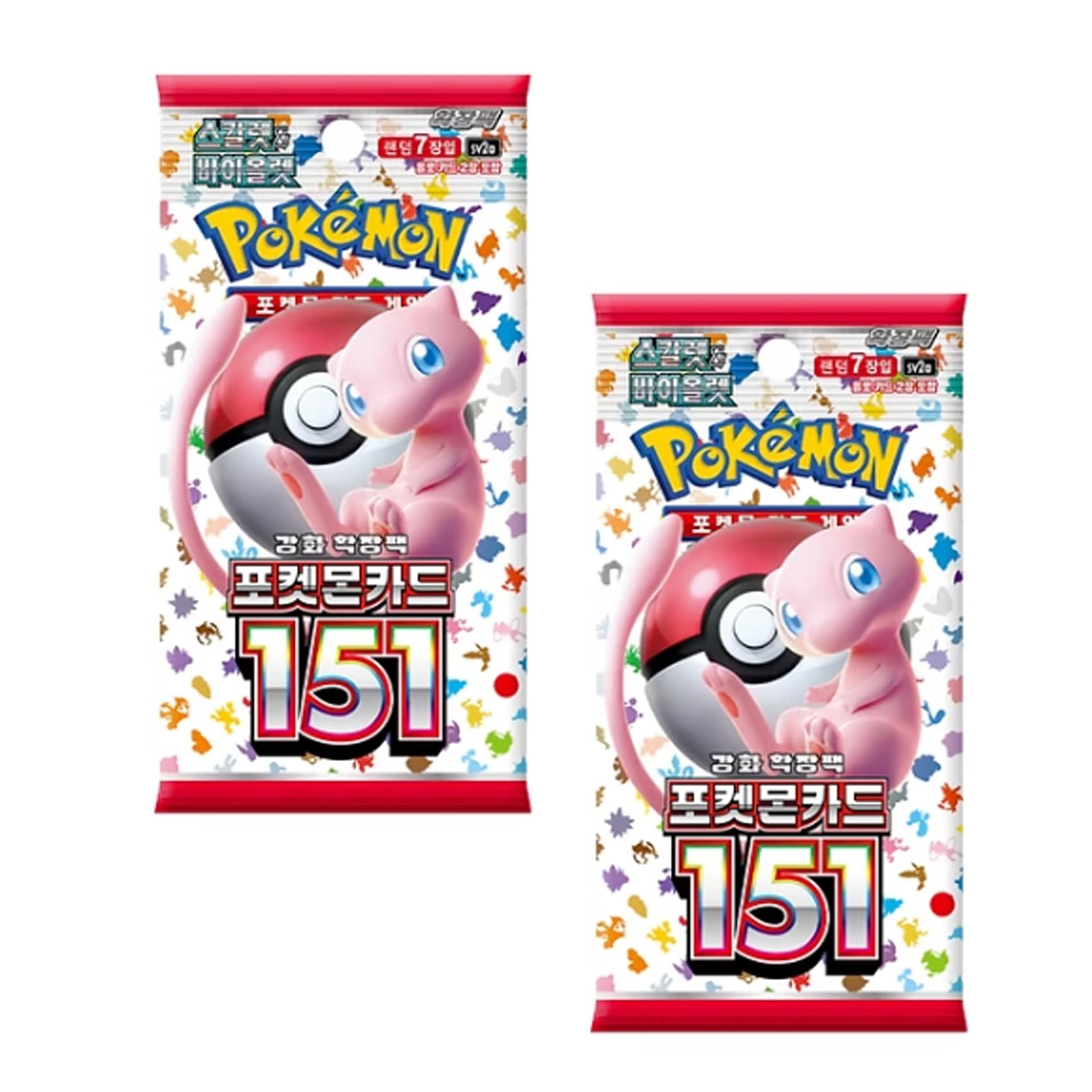 2 X 151 Booster Pack (sv2A) – coreano | 7 carte per confezione
