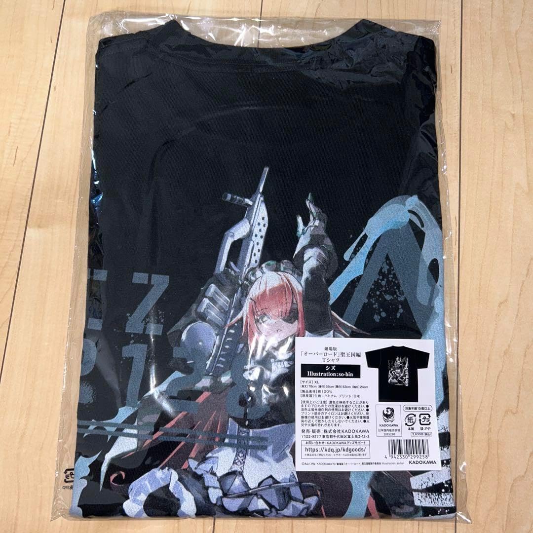 オーバーロード 劇場版 映画 シズ デルタ Tシャツ XLサイズ オバロ