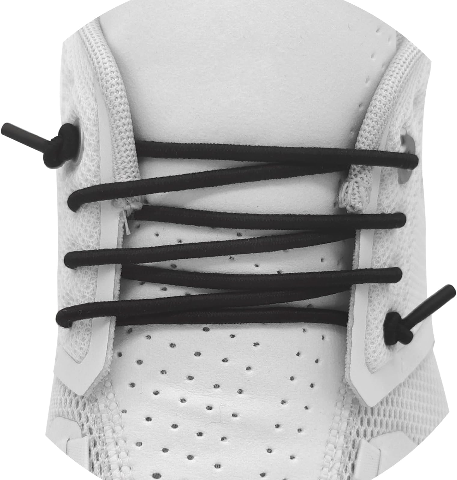 Elastic Shoelaces for On Cloud 5/6 Sneakers, 2.5mm No Tie Stretch Round Replacement Speed Laces