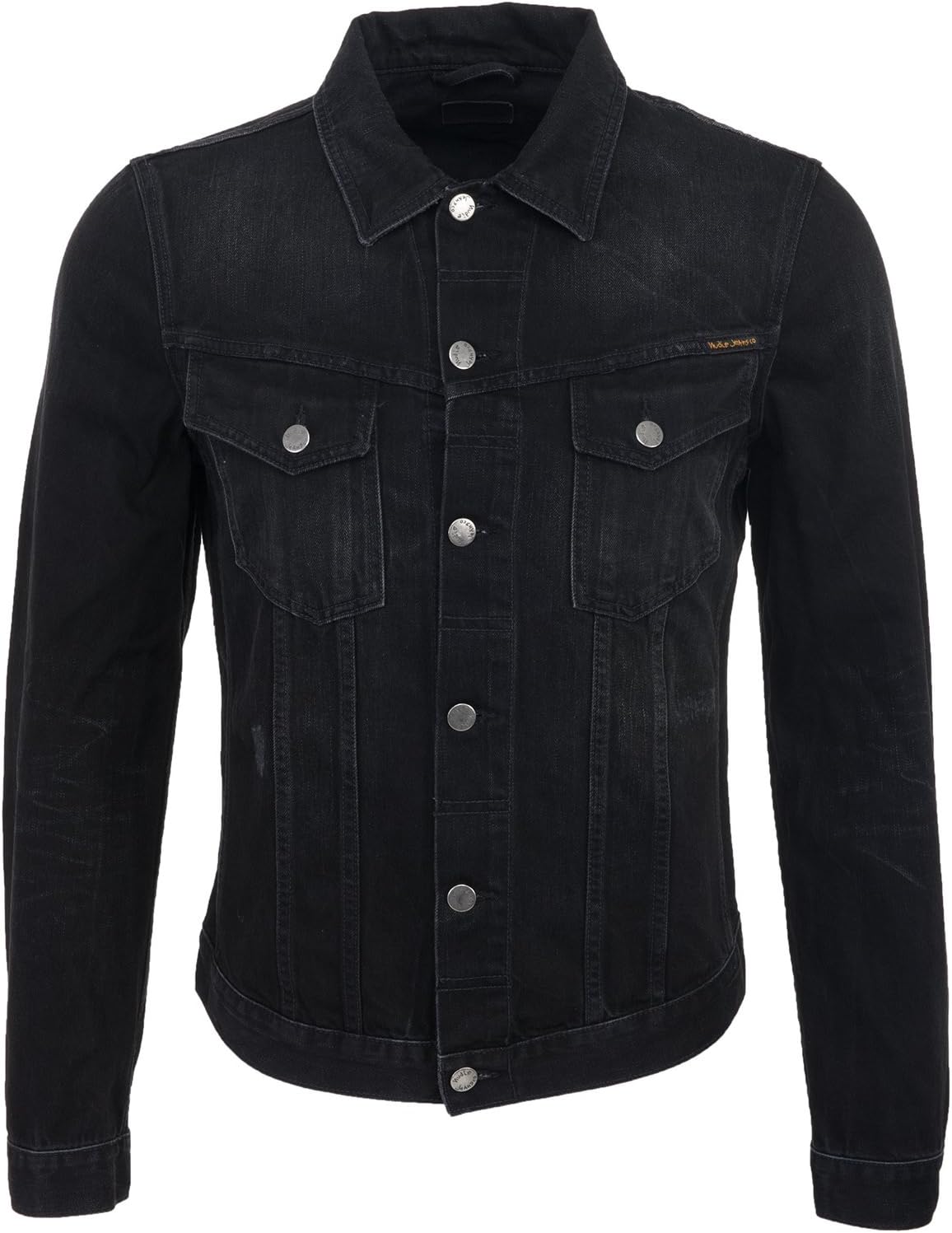 Nudie Jeans Men's Billy Black Lotus Denim Jacket