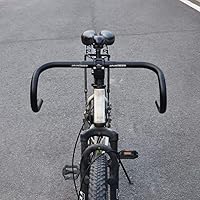 Vista 4 de UPANBIKE Barra de descenso de bicicleta de carretera de engranajes fijos Aleación de aluminio doblada manillar 1.000 in 1.252 in