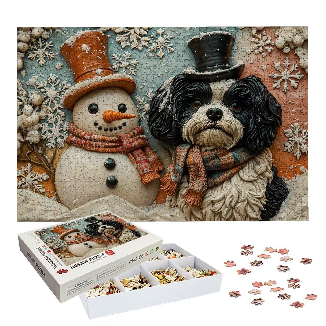 Puzzle Inverno, Puzzle 1000 Pezzi per Adulti, Regalo Donna/Uomo -2621