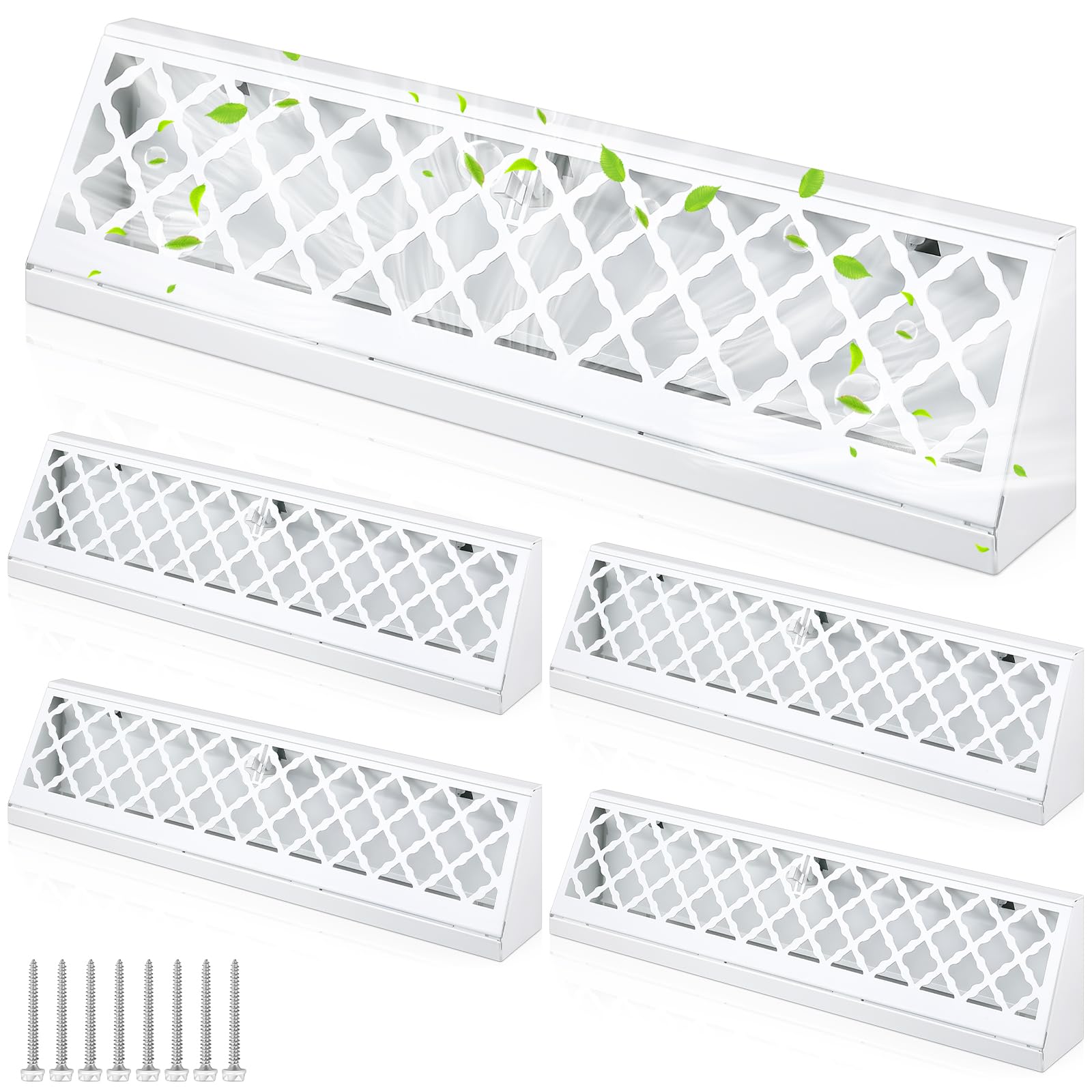 Couvercle d'aération 38 cm pour remplacer les vieilles grilles jaunies