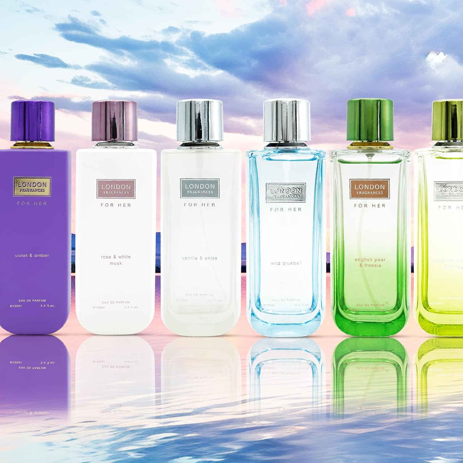 London Fragrances - Wild Bluebell - Women's Fragrances - Floral, Fresh, Musky Eau de Parfum - Long Lasting Perfume for Women - 3.4 oz - Image 4