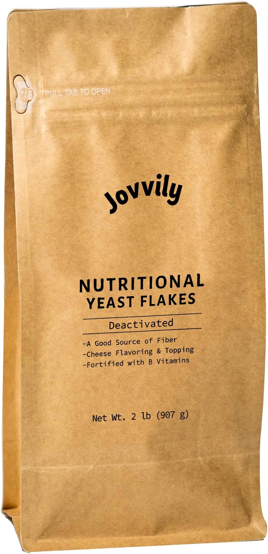 Jovvily Nutritional Yeast Flakes, Popcorn, Soups, Fortified (32 Ounce)