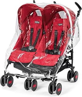 protection pluie poussette double peg perego