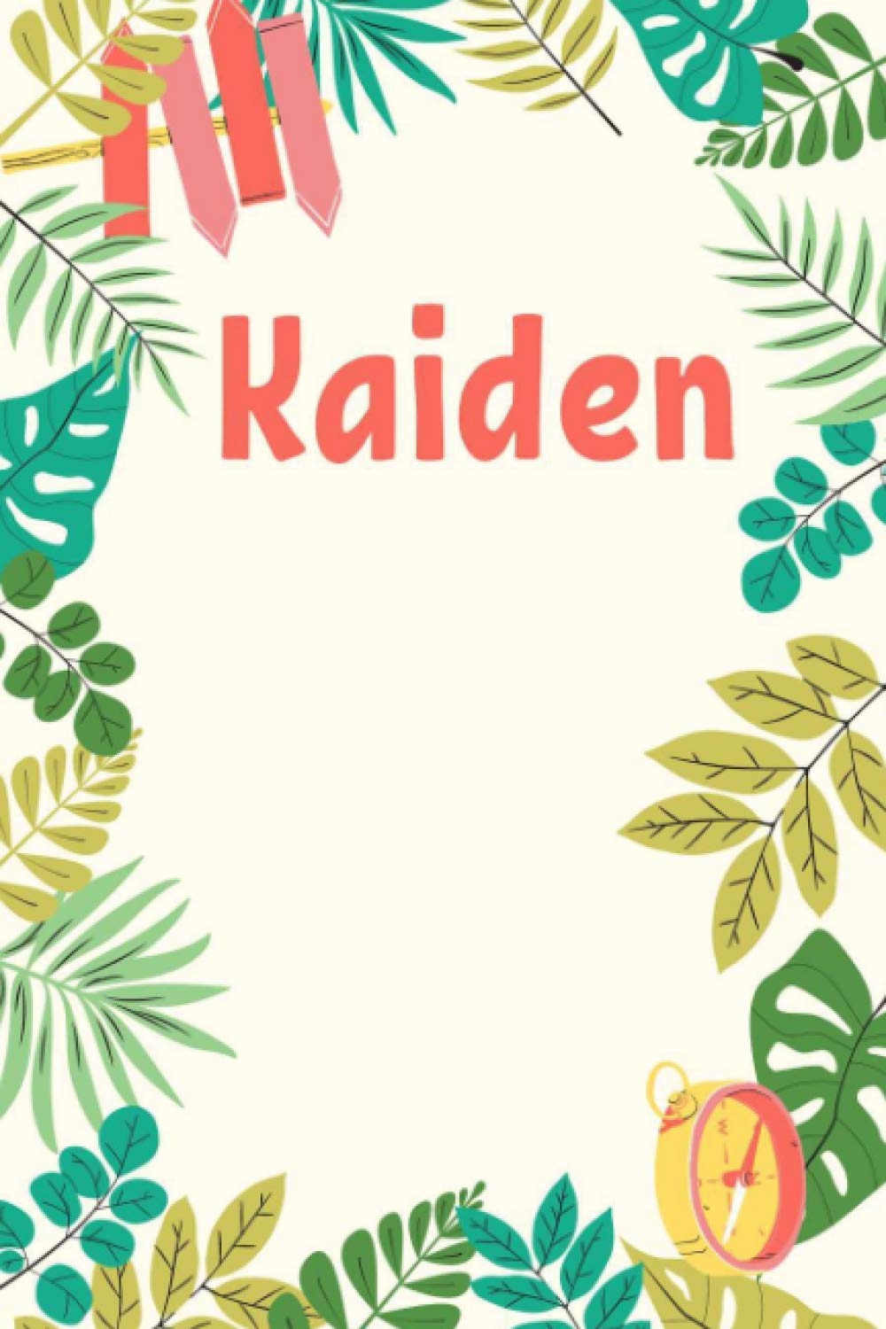 Kaiden: Composition Notebook Gift, Kaiden name gifts, Personalized Journal Gift for Kaiden, Gift Idea for Kaiden, 120 Pages