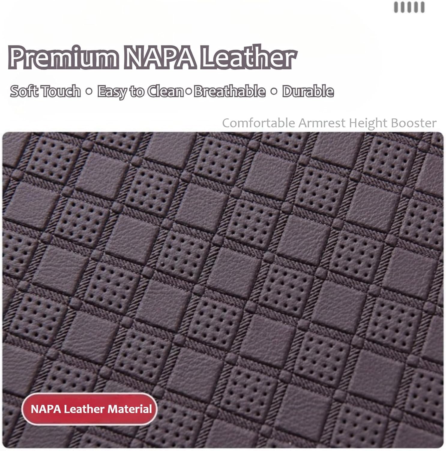 2026 Enhanced Car Center Console Armrest Cushion with USB& Type-C Charging, PU Leather Console Pad with Cup Holders, Storage& Tissue Outlet for Most Vehicles (Sloped Version, Black)