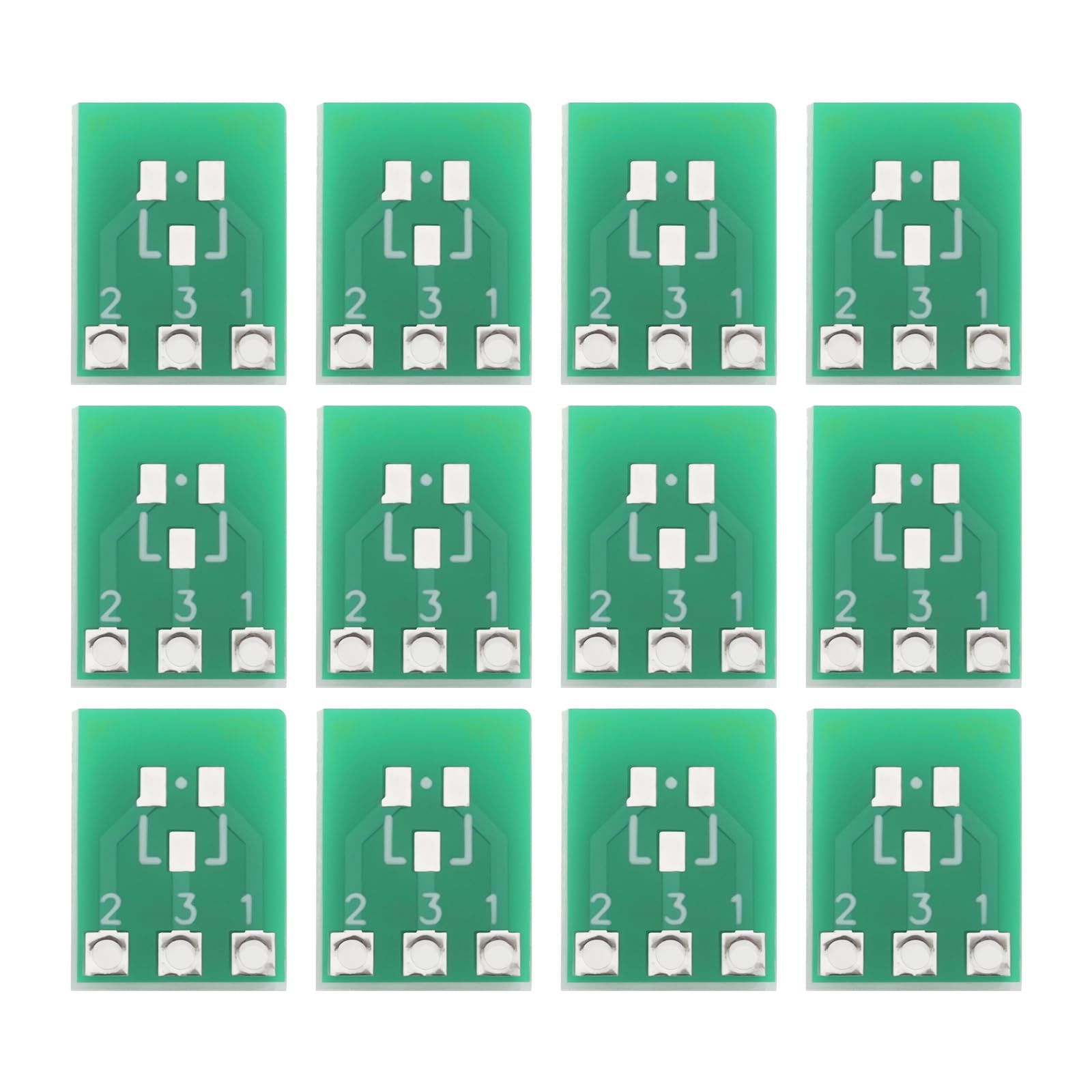 50 Pezzi SMD Bifacciale SOT23-3 SOT223 PCB Board Converter SOT23 A SIP3 2,54 Mm Adattatore 10x7,6 Mm Per Prodotti Elettronici