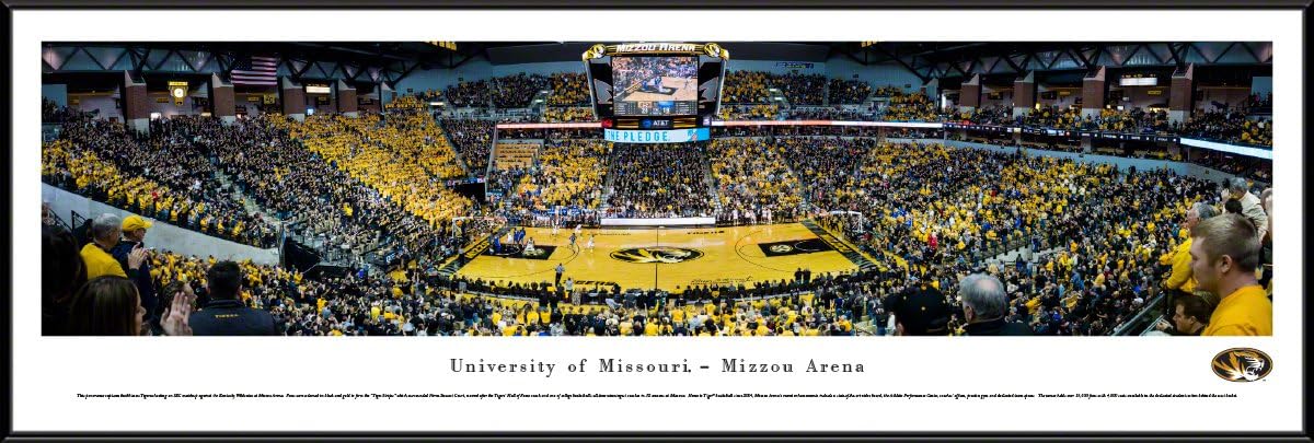 Missouri Tiger Basketball - College Posters, Framed Pictures and Wall Decor by Blakeway Panoramas