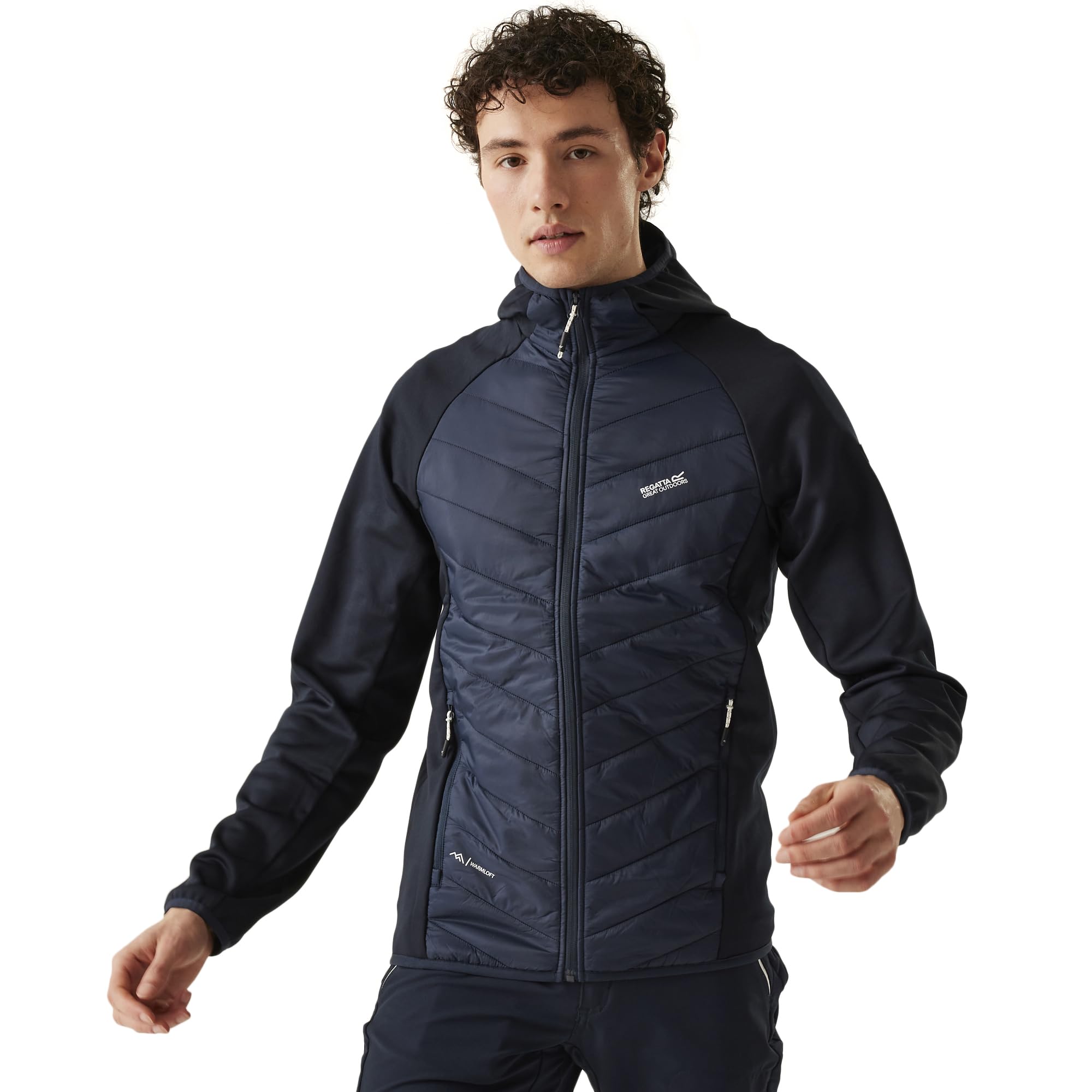 Regatta Wyściełany płaszcz Mężczyźni Wyściełana kurtka z kapturem Soft Shell (1 w zestawie)