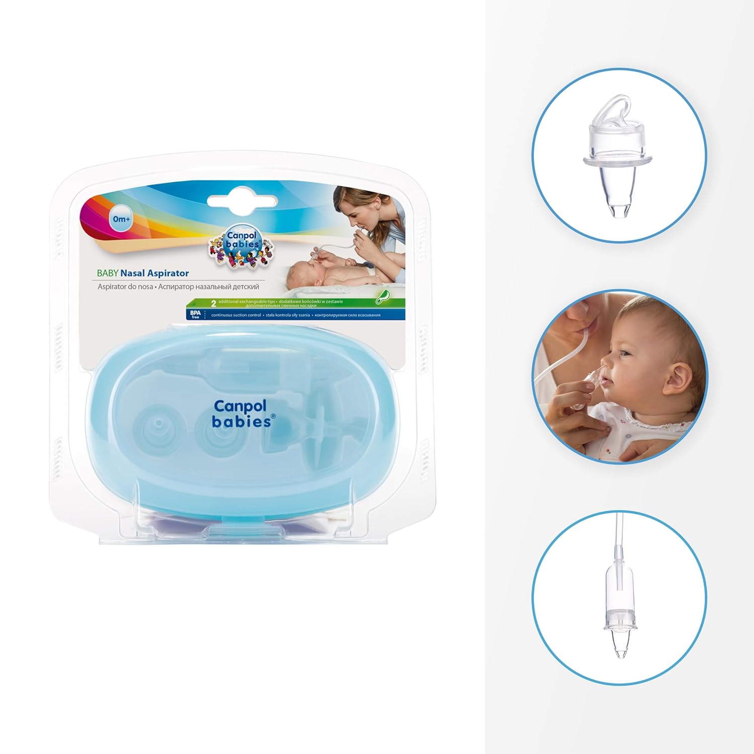 Canpol Babies CB05119U Nasal Aspirator with Refills