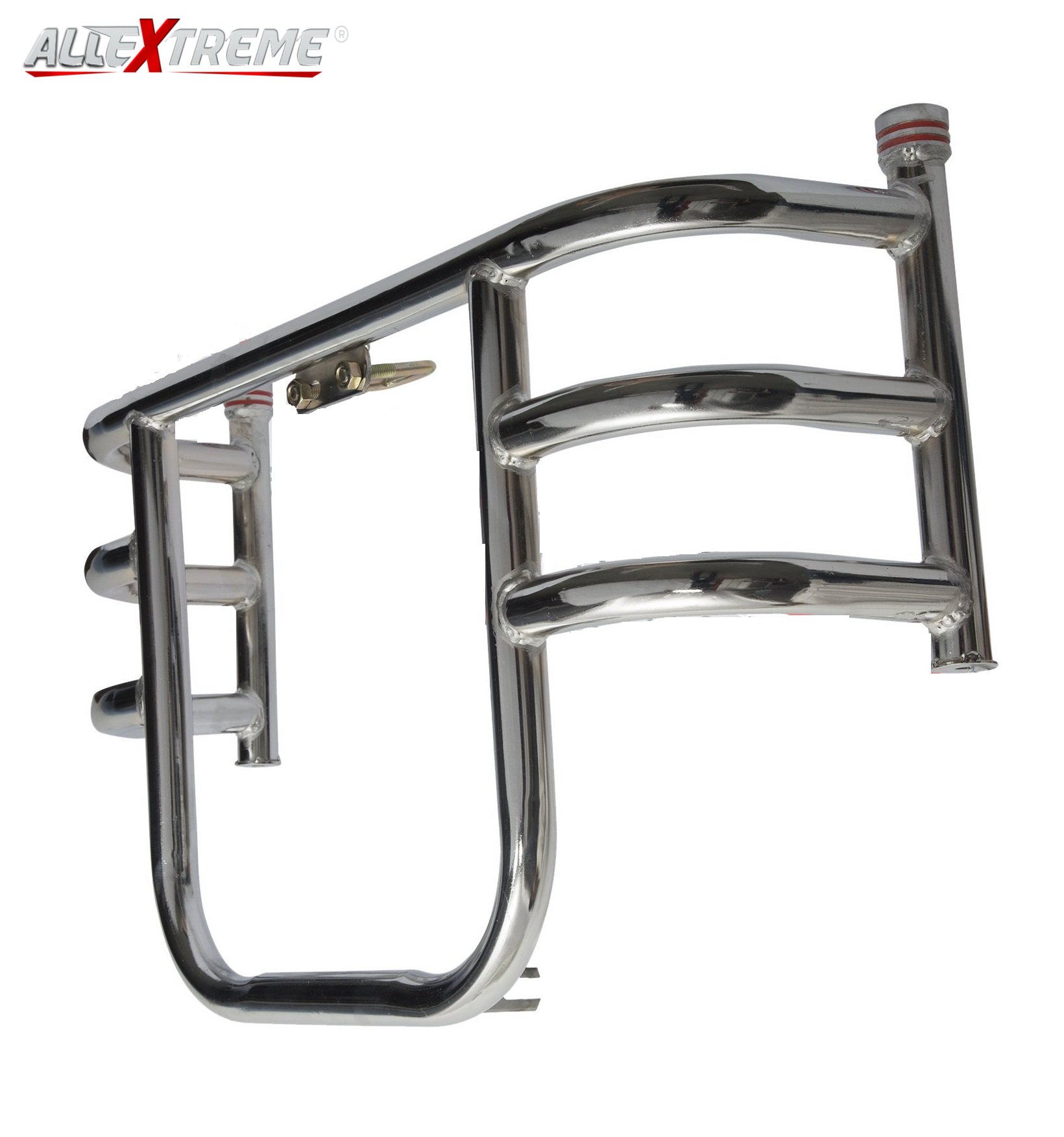 AllExtreme EXAFLGC Heavy Duty Metal Stainless Steel Air Fly Leg Guard