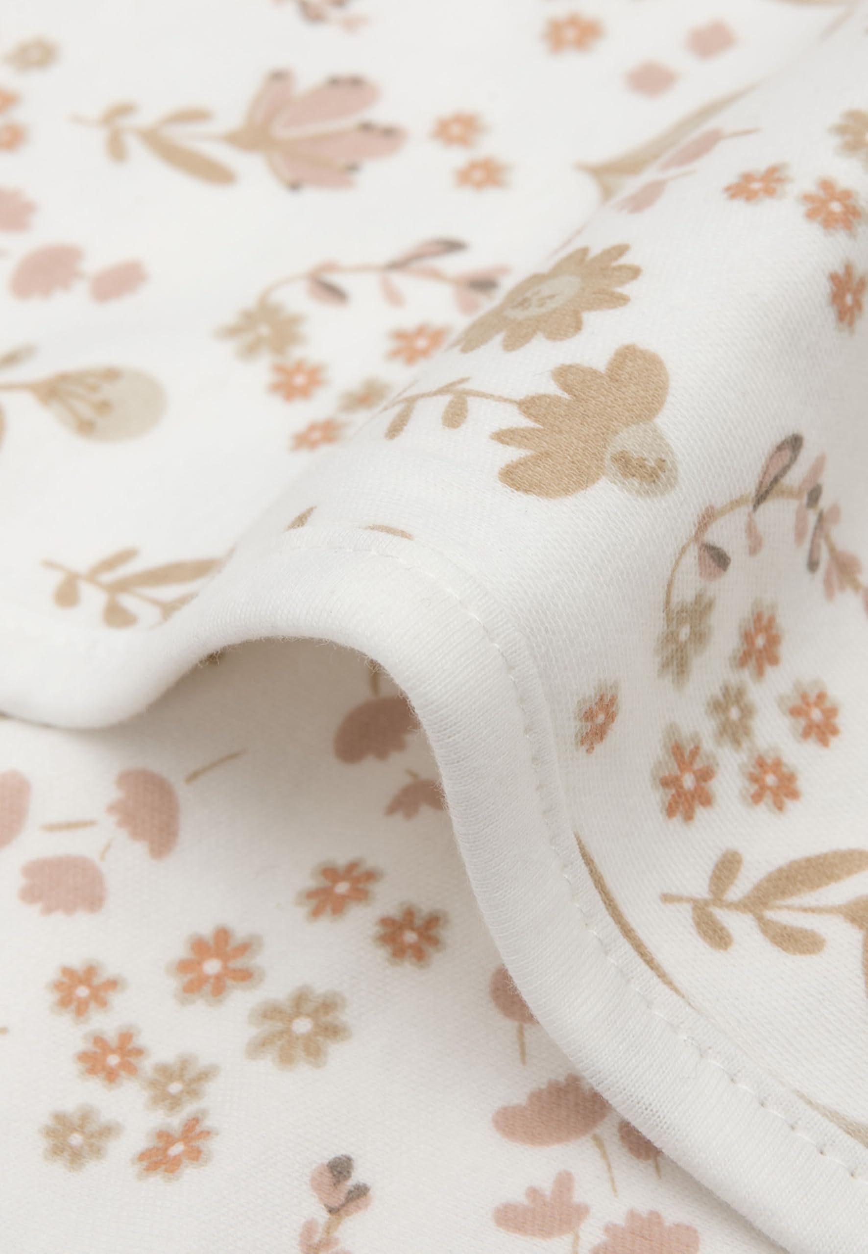 Jollein Bloomy kocyk niemowlęcy z dżerseju – 75 x 100 cm – 100% bawełna – do kołyski dla niemowląt – 1.0 TOG – certyfikat Öko-Tex – miękki dżersej