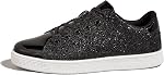 LUCKY STEP Glitter Sneakers Lace up | Fashion Sneakers | Sparkly Shoes for Women