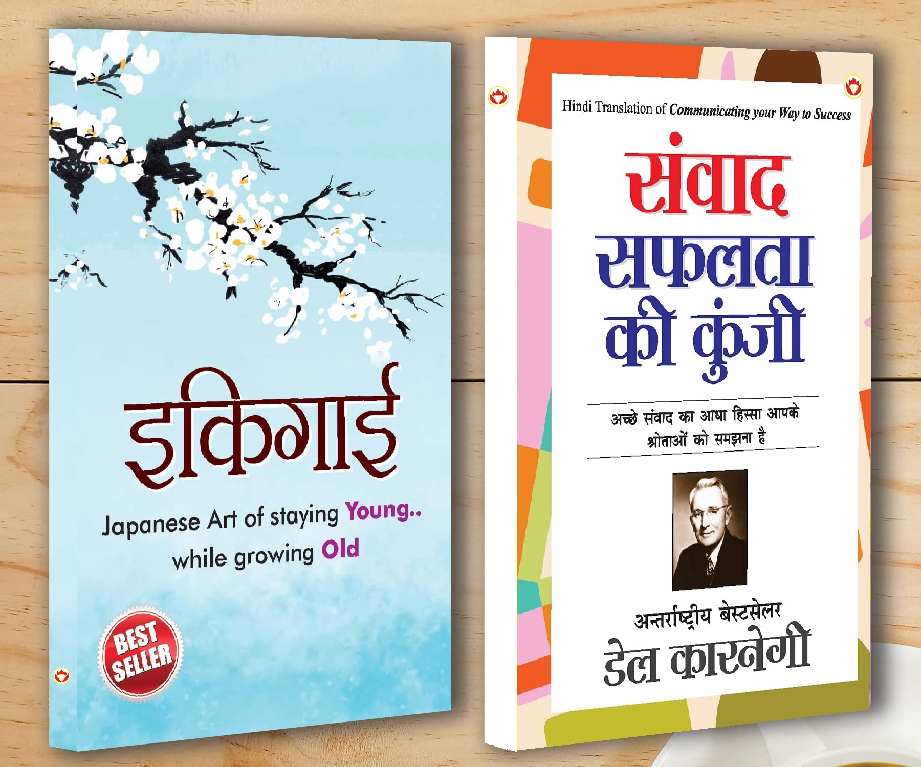 Best Motivational Books in Hindi - Ikigai (इकिगाई) + Samvaad Safalta Ki Kunji (संवाद सफलता की कुंजी)